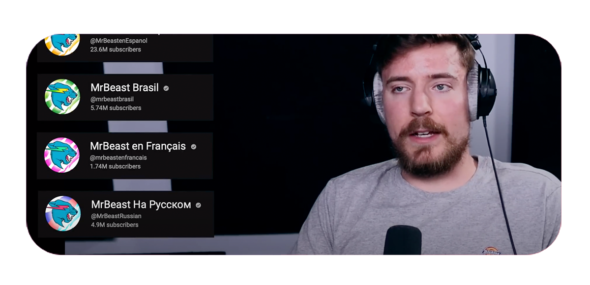 Expands Multi-Language Audio Tracks, MrBeast Touts Feature